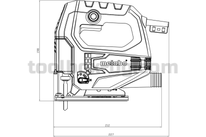 Електрически Прободен Tрион 450W 65mm METABO STEB 65 QUICK