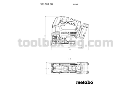 Акумулаторен Прободен Трион METABO STB 18 L 90 SOLO Без Батерия и Зарядно