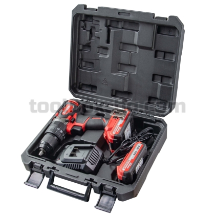 Удърна Безчеткова Бормашина. 20V 2-ск. 2x2Ah 62Nm куфар RDI-CDB02