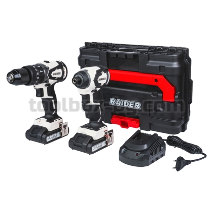 Винтоверт и Бормашина Безчеткови RDI-CDB04W&HID01W 2x2AhCase