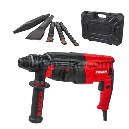 Перфоратор Raider 800W 2.8kg 26mm 2.8J 4 функции куфар RD-HD62