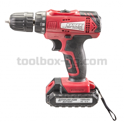 Бормашина Raider Power Tools акум. 12V 2-ск. 2x1.5Ah 24Nm RD-CDL34