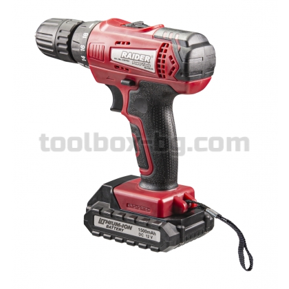 Бормашина Raider Power Tools акум. 12V 2-ск. 2x1.5Ah 24Nm RD-CDL34