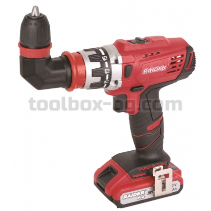 Бормашина Акумулаторна Raider Pro. 20V 2-ск. 2x2Ah 58Nm RDP-CDL21