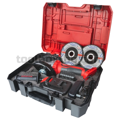 Акумулаторен Ъглошлайф R20 Raider Pro Ø125mm 4Ah Case 2 диска RDP-SPAG20 Set