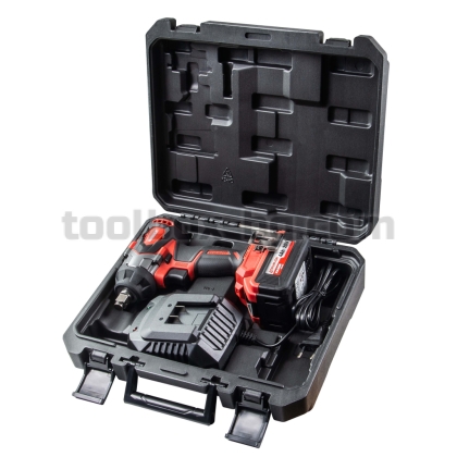 Акумулаторен Удърен Безчетков Гайковерт Raider Industrial. 20V 4-ск.4Ah 480Nm1/2"куфар RDI-IBW04
