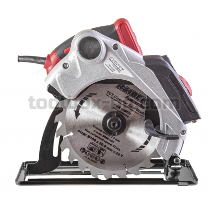 Ръчен Циркуляр Raider Power Tools ø190mm 1500W лазер RD-CS22B