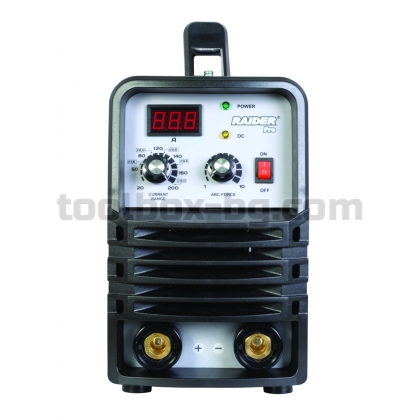 Инверторен Електрожен Raider Pro 200A за генератор RDP-IW23