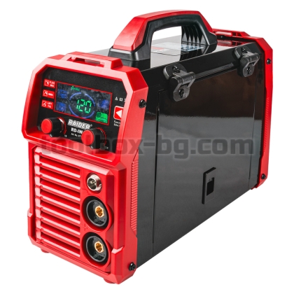 Инверторен Електрожен Raider Power Tools 2в1 MIG/MAG gasless & MMA 120A RD-IW40