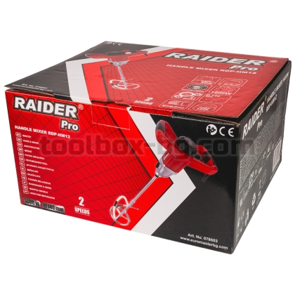 Миксер Raider Pro 1600W 2-ск. 180-480/300-750min-1 RDP-HM12