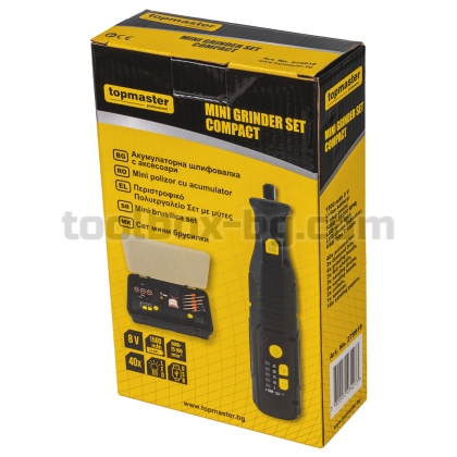 Акумулаторен Минишлайф с Аксесоари Top Master Pro COMPACT TMP