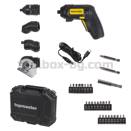 Акумулаторна Отвертка Top Master Pro 4 в 1 COMPACT TMP