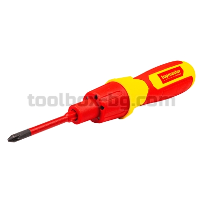 Акумулаторна Отвертка Top Master Pro VDE 1000V с Накрайници TMP