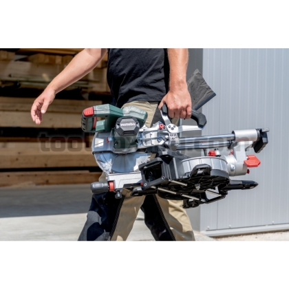 Акумулаторен Циркуляр с Плъзгаща Функция Metabo KGS 18 LTX BL 254 Без Батерия и Зарядно