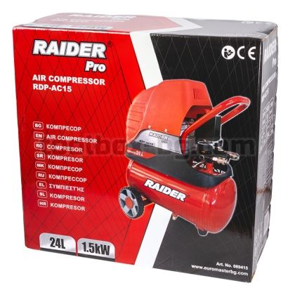 Компресор  Raider Pro 50L 1.5kW RDP-AC16