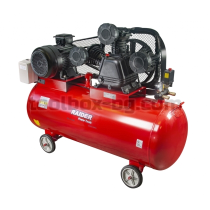 Компресор Raider Power Tools 270L 7.5kW 900L/min 380V 10bar 3 Цилиндъра RD-AC06