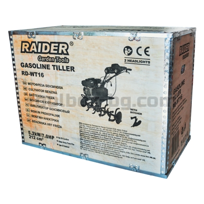 Бензинова Мотофреза 5.2kW 7.0hp 1200mm 2+1ск. 2 Фара RD-WT16