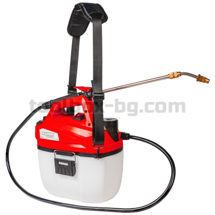 Акумулаторна Пръскачка Li-ion 5L 12V 2Ah 3bar 1,6L/min RD-BMD05