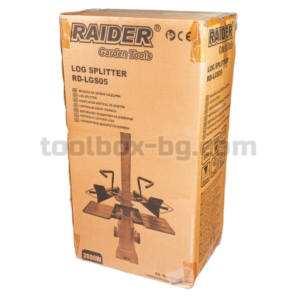 Машина за Цепене на Дърва Raider Garden Tools 55cm 8t 3000W вертикална RD-LGS05