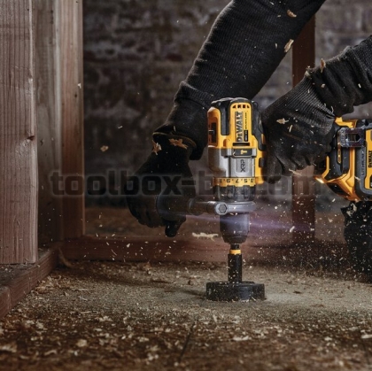 Акумулаторен Винтоверт 3 Скорости Безчетков Ударен Dewalt 18 V, 1 Батерия FLEXVOLT 6 Ah, Куфар