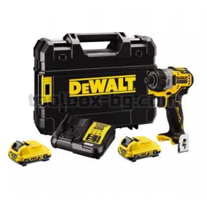 Акумулаторен Винтоверт Dewalt DCF601D2 12 V, 2 Батерии х 2 Ач, Куфар