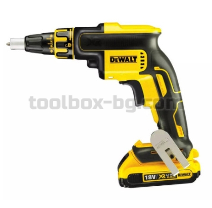 Акумулаторен Винтоверт за Гипскартон с Пълнител за Винтове на Ленти Dewalt DCF620D2K 18 V, 2 Батерии х 2 Ач, Куфар, Аксесоари