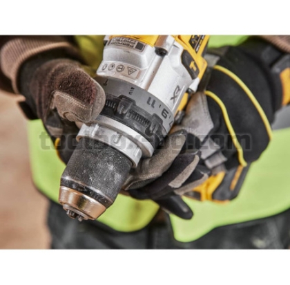Акумулаторен Ударен Винтоверт Dewalt DCD1007H2T, 18 V, 169 Nm, с 2 Батерии POWERSTACK 5 Ah, Зарядно Устройство и Куфар