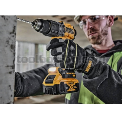 Акумулаторен Ударен Винтоверт Dewalt DCD805P2T 18 V, 2 Батерии 5 Ah, Зарядно Устройство и Куфар
