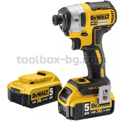 Акумулаторен Ударен Винтоверт Dewalt DCF887P2 18 V, 2 Батерии х 5 Ач, Куфар