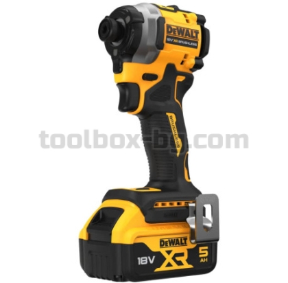 Акумулаторен Ударен Винтоверт Импакт Dewalt DCF850P2T 18 V , 2 батерии х 5 Ач, Зарядно У-во, Куфар