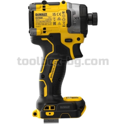 Акумулаторен Ударен Винтоверт  Импакт Dewalt DCF860N, 18 V, 406 Nm, Без Батерия и Зарядно