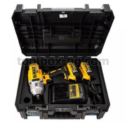 Акумулаторен Гайковерт Dewalt DCF899P2 18 V, 2 Батерии х 5 Ач, Куфар, 1/2