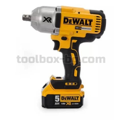 Акумулаторен Гайковерт Dewalt DCF899P2 18 V, 2 Батерии х 5 Ач, Куфар, 1/2