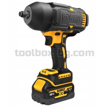 Акумулаторен Гайковерт Dewalt DCF900P2G 18 V, 2 Батерии х 5 Ач, Зарядно Устройство