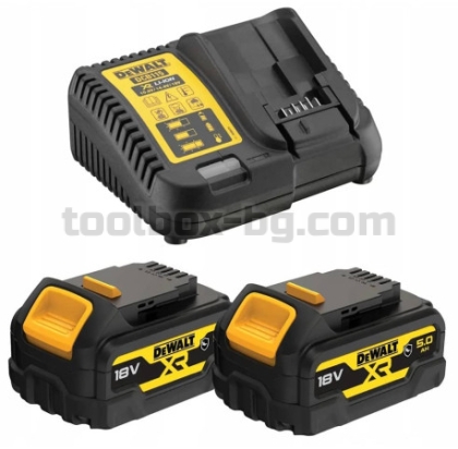 Акумулаторен Гайковерт Dewalt DCF900P2G 18 V, 2 Батерии х 5 Ач, Зарядно Устройство