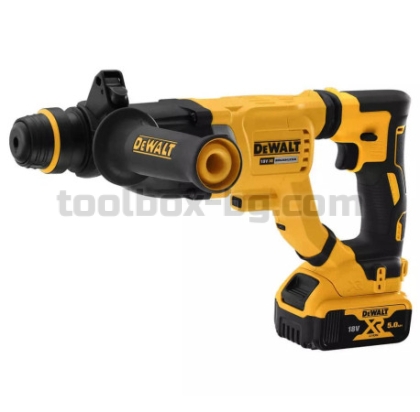 Акумулаторен Перфоратор Dewalt DCH263P1 18 V + Батерия 5 Ач Зарядно У-во. и Куфар