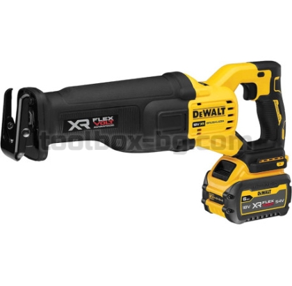 Акумулаторен Прав Трион Dewalt DCS386T1 18 V, 1 Батерия FLEXVOLT 6 Ah, Куфар