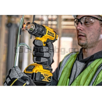 Акумулаторен Пистолет за Горещ Въздух Dewalt DCE530N 18 V