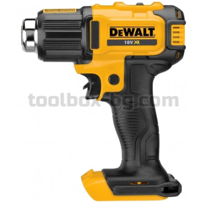 Акумулаторен Пистолет за Горещ Въздух Dewalt DCE530N 18 V