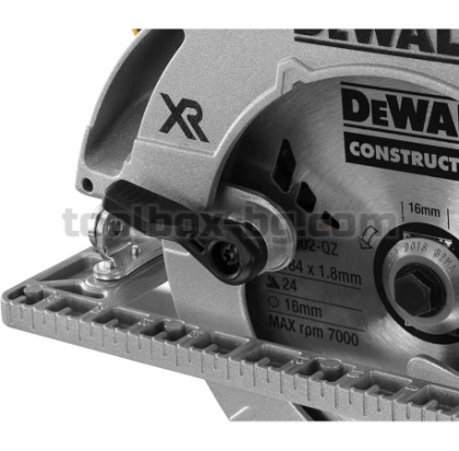 Акумулаторен Циркуляр Dewalt DCS572NT 18 V Без Зарядно Устройство и Батерии/ + КУФАР