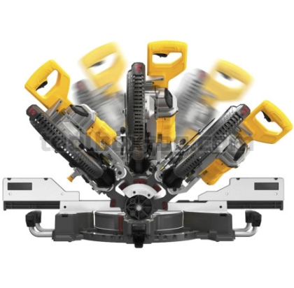 Акумулаторен Настолен Циркуляр Dewalt DCS781X2, 54 V, 305 мм, с 2 Батерии FLEXVOLT 9.0 Ah и Зарядно Устройство