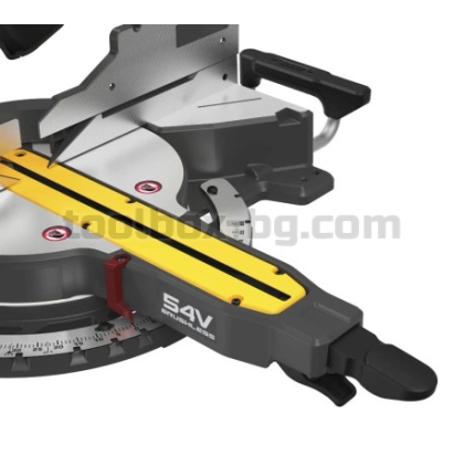 Акумулаторен Настолен Циркуляр Dewalt DCS781X2, 54 V, 305 мм, с 2 Батерии FLEXVOLT 9.0 Ah и Зарядно Устройство