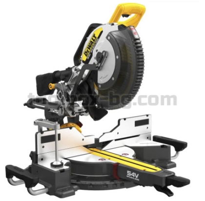 Акумулаторен Настолен Циркуляр Dewalt DCS781X2, 54 V, 305 мм, с 2 Батерии FLEXVOLT 9.0 Ah и Зарядно Устройство