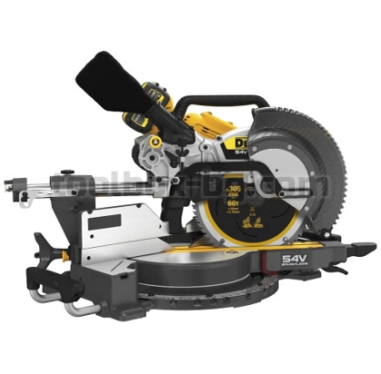 Акумулаторен Настолен Циркуляр Dewalt DCS781X2, 54 V, 305 мм, с 2 Батерии FLEXVOLT 9.0 Ah и Зарядно Устройство