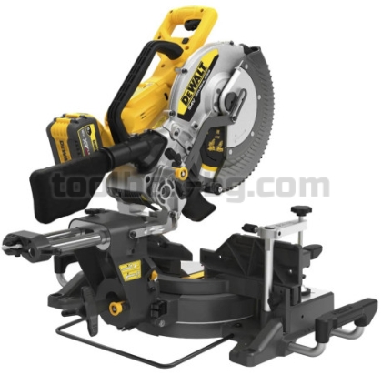 Акумулаторен Настолен Циркуляр Dewalt DCS781X2, 54 V, 305 мм, с 2 Батерии FLEXVOLT 9.0 Ah и Зарядно Устройство