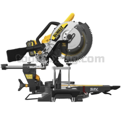 Акумулаторен Настолен Циркуляр Dewalt DCS781X2, 54 V, 305 мм, с 2 Батерии FLEXVOLT 9.0 Ah и Зарядно Устройство