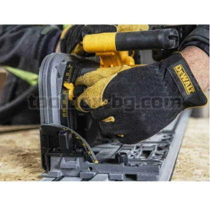Акумулаторен Ръчен Циркуляр Dewalt DCS520T2R, 165 мм, 54V XR FLEXVOLT с Батерии и Зарядно Устройство + Линеал и Куфар