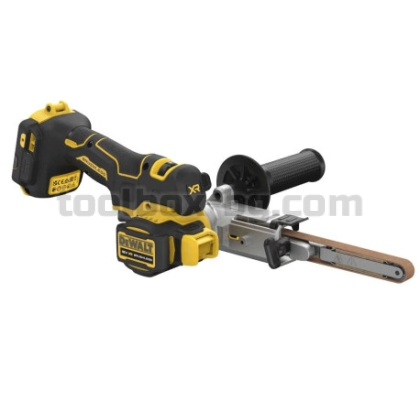 Акумулаторен Лентов Шлайф Dewalt DCM200NT, 18 V, 457 x 13 мм, Без Батерия и Зарядно + куфар