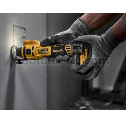 Акумулаторна Фреза за Гипскартон Dewalt DCE555N 18 V Без Зарядно Устройство и Батерии