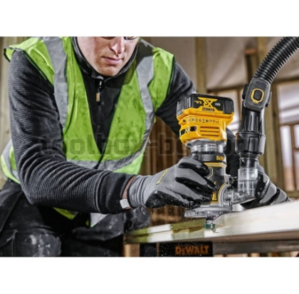 Акумулаторна Фреза Комбинирана Dewalt DCW604N 18 V Без Зарядно Устройство и Батерия